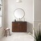 James Martin Vanities Amberly 36in Single Vanity, Mid-Century Walnut w/ 3 CM Charcoal Soapstone Top 670-V36-WLT-3CSP - alternate 6